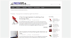 Desktop Screenshot of prestatips.dk
